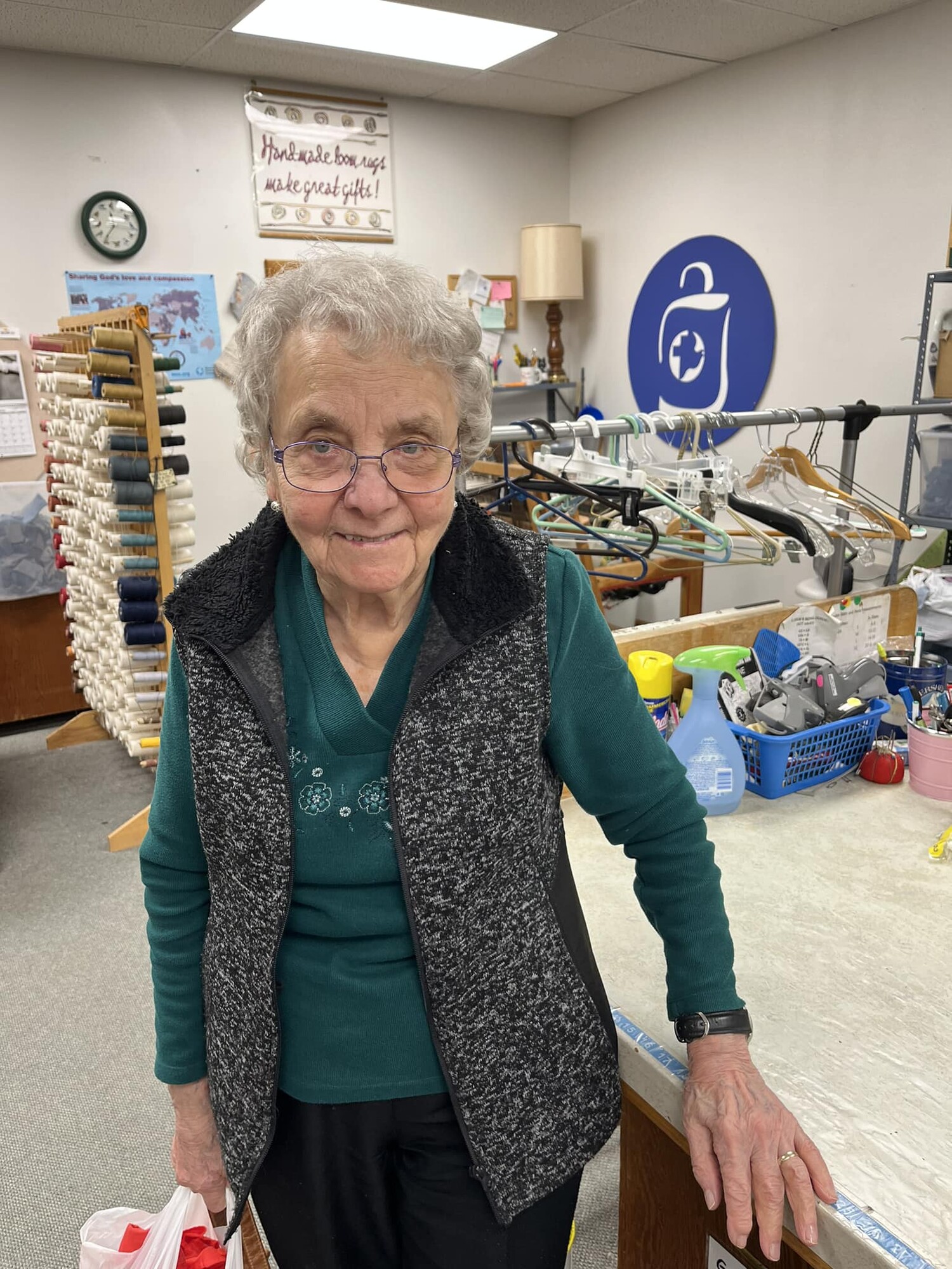 Volunteer Alice Graber, Freeman Etcetera Shop