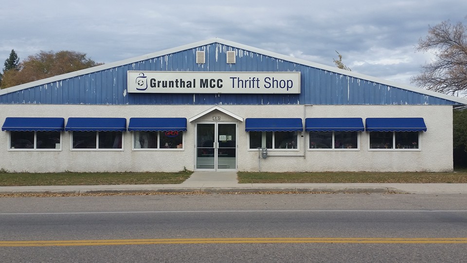Grunthal MCC Thrift store front.