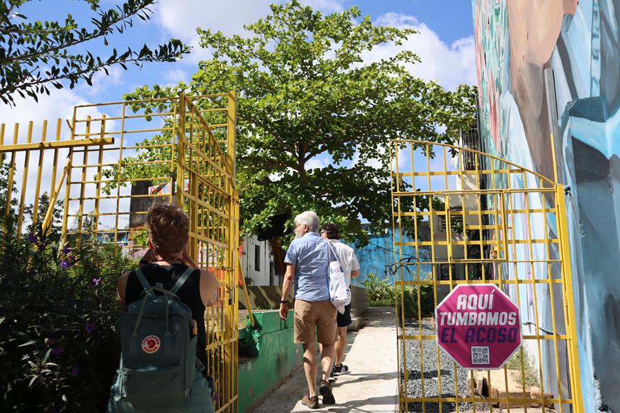 Front gates of an MCC Project in Puerto Rico.
