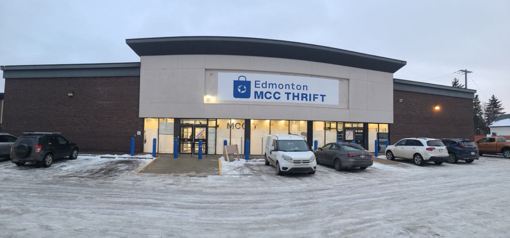 Edmonton Thrift Shop Entranceway