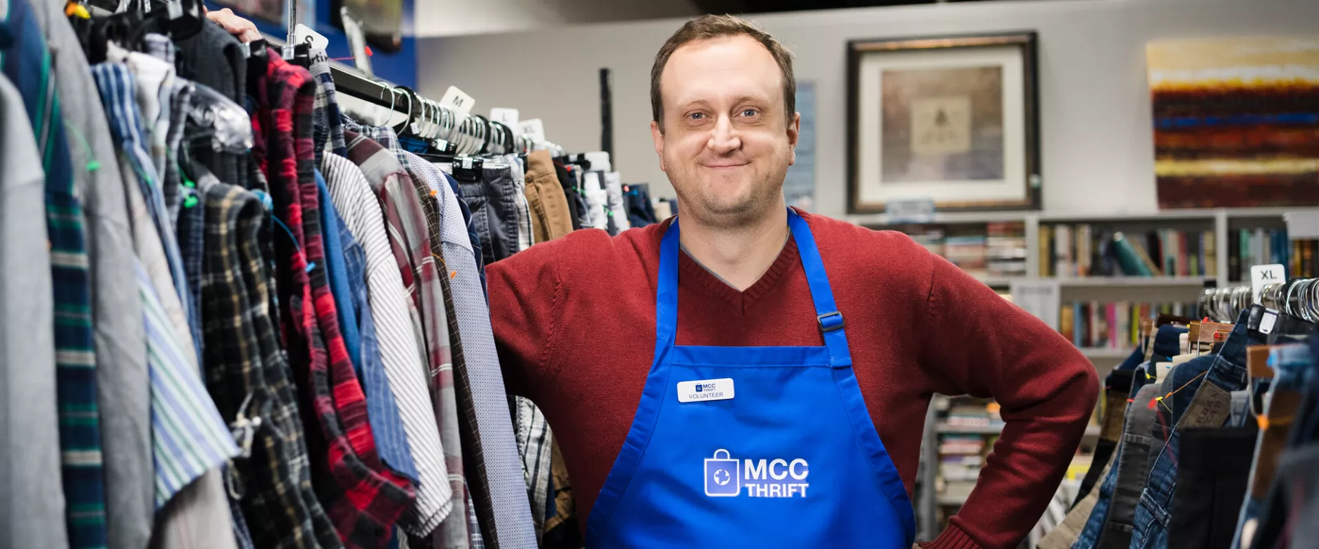 Edmonton MCC Thrift volunteer