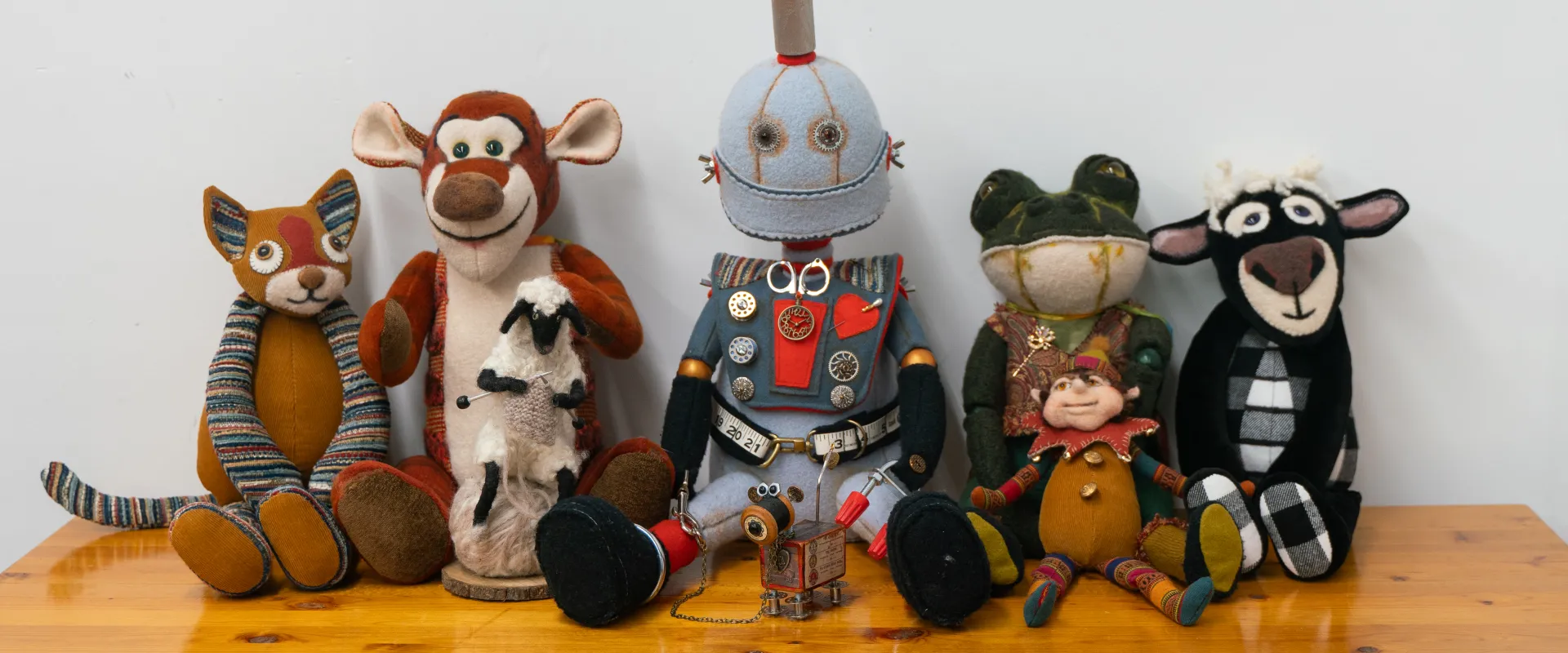 Group of thrifted sculptures