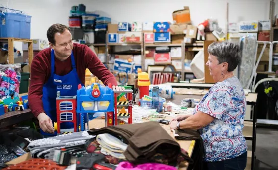 MCC Thrift Edmonton volunteer