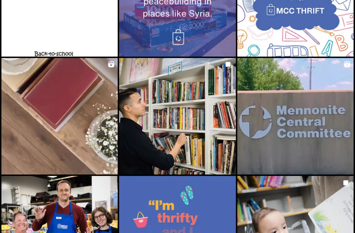Generic Instagram feed screen shot
