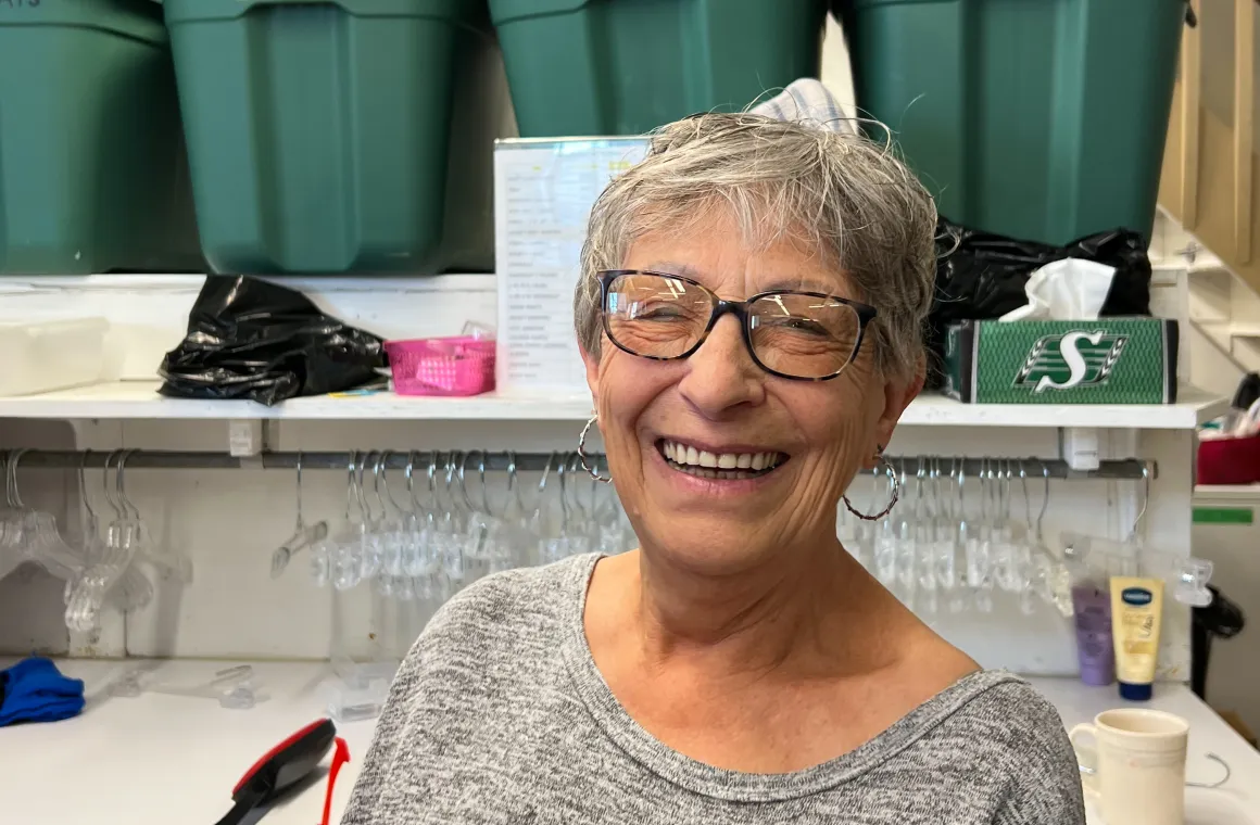 Volunteer Smiling