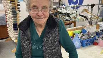 Volunteer Alice Graber, Freeman Etcetera Shop