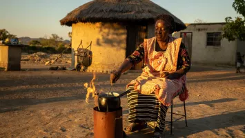 Woman in Zimbabwe